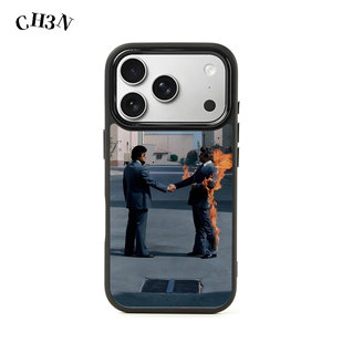 CH3N·言和适用iPhone17/16promax神甲手机壳欧美不撞款15艺术防摔14小众13个性12黑框手机套创意苹果保护壳