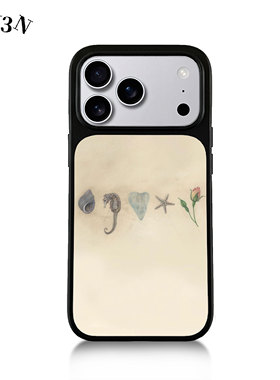 CH3N·海的礼物17/16promax手机壳iPhone15艺术感14夏天苹果小众13个性ins感15手机壳防摔保护壳