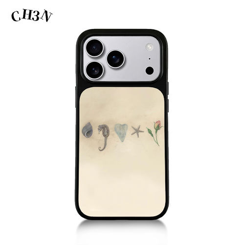 CH3N·海的礼物17/16promax手机壳iPhone15艺术感14夏天苹果小众13个性ins感15手机壳防摔保护壳