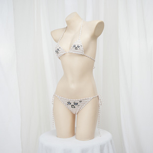 【颜表情】颜文字表情三点比基尼二次元暴怒酱可爱萌妹性感睡衣女