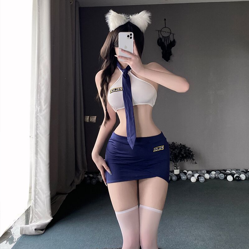 性感纯欲小胸显大睡衣套装