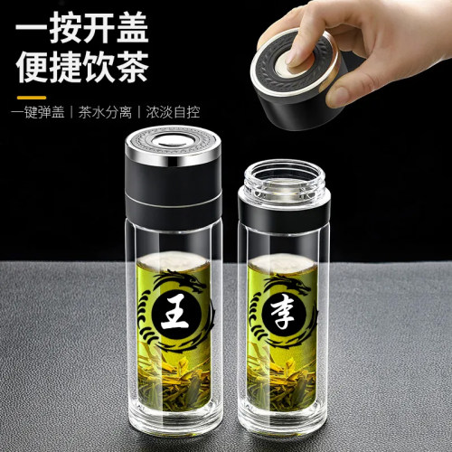 玉金晶耐热高硼硅玻璃杯茶水杯