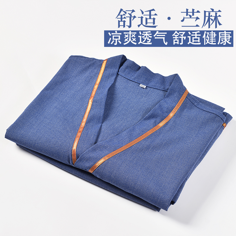 新款汗蒸服男款桑拿服洗浴中心衣服足疗按摩服浴服大码居家睡衣女