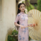 清新日常中式 婉梦别 一城风絮 印花国风年轻学生旗袍连衣裙
