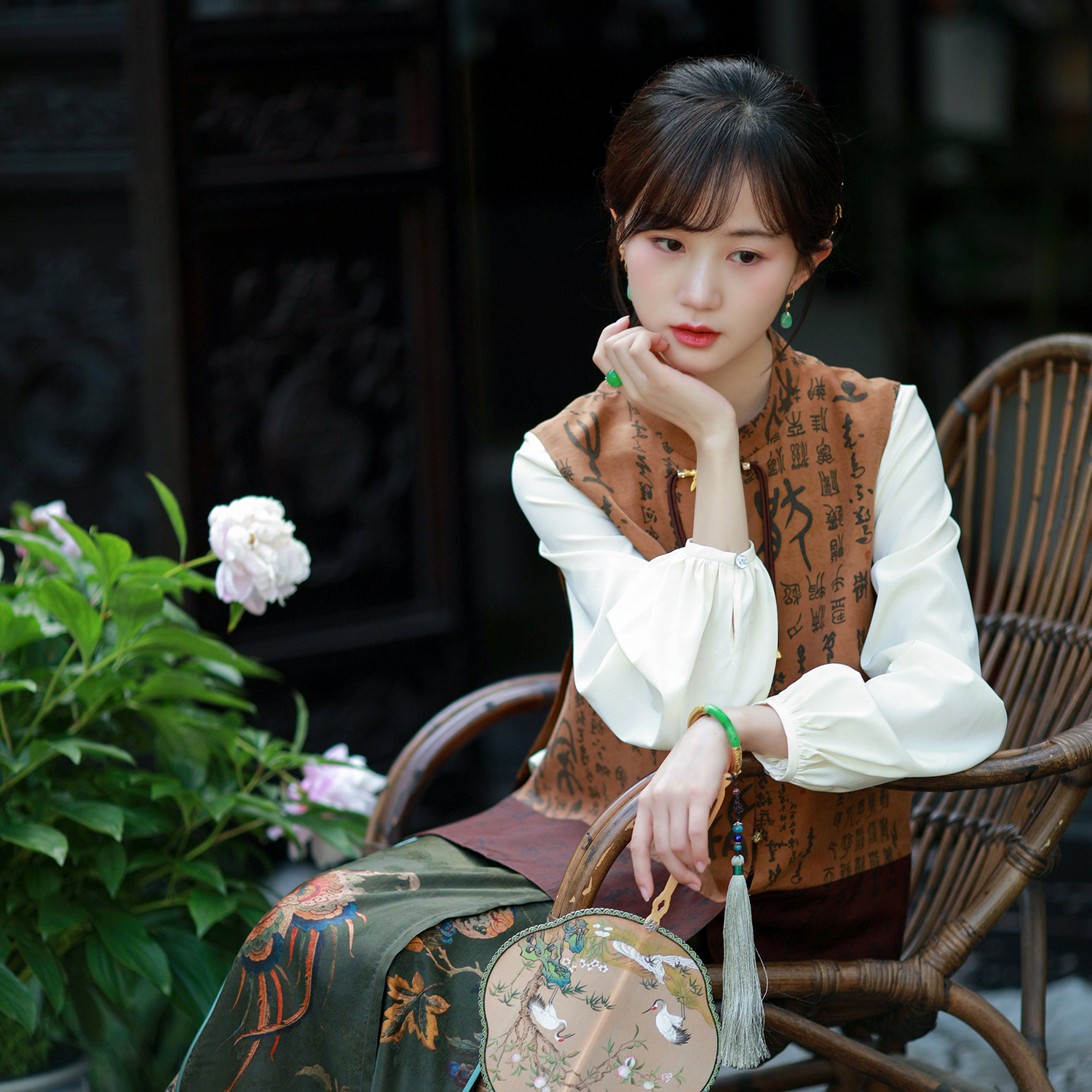 书林寻古丨一城风絮丨红云纱马甲