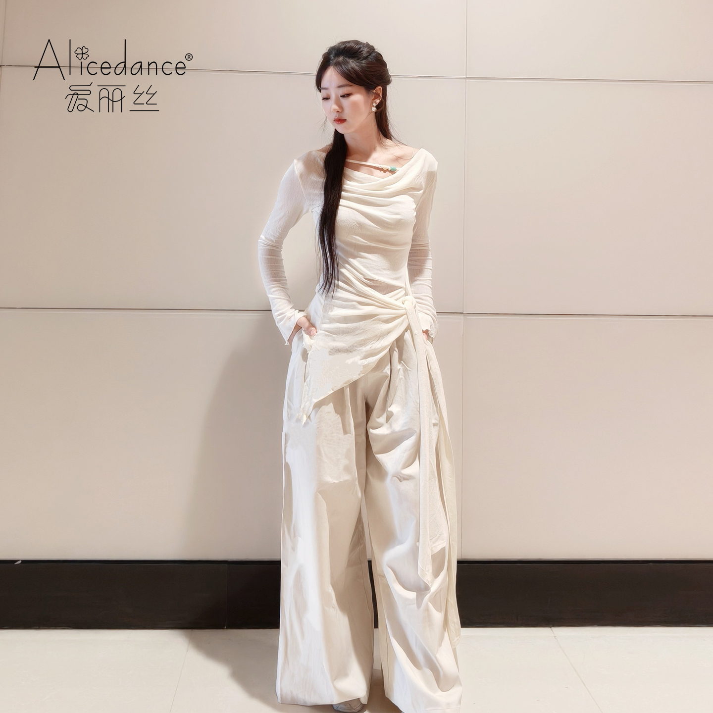 alicedance现代舞蹈服长袖上衣