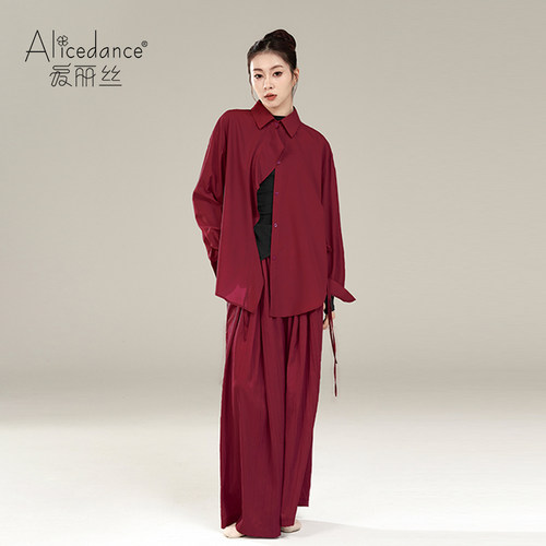 alicedance长袖衬衫现代舞服