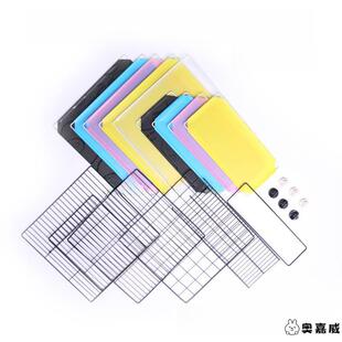 魔片diy猫笼拼接单片宠物狗兔笼子隔板配件围栏荷兰猪豚鼠鹦鹉鸟