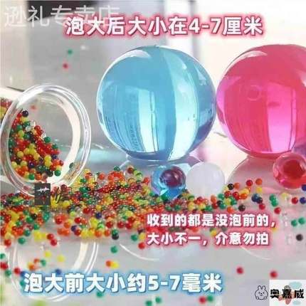 特大霸王珠超大吸水珠水宝宝海绵宝宝水晶泡大珠龙珠特大巨无霸