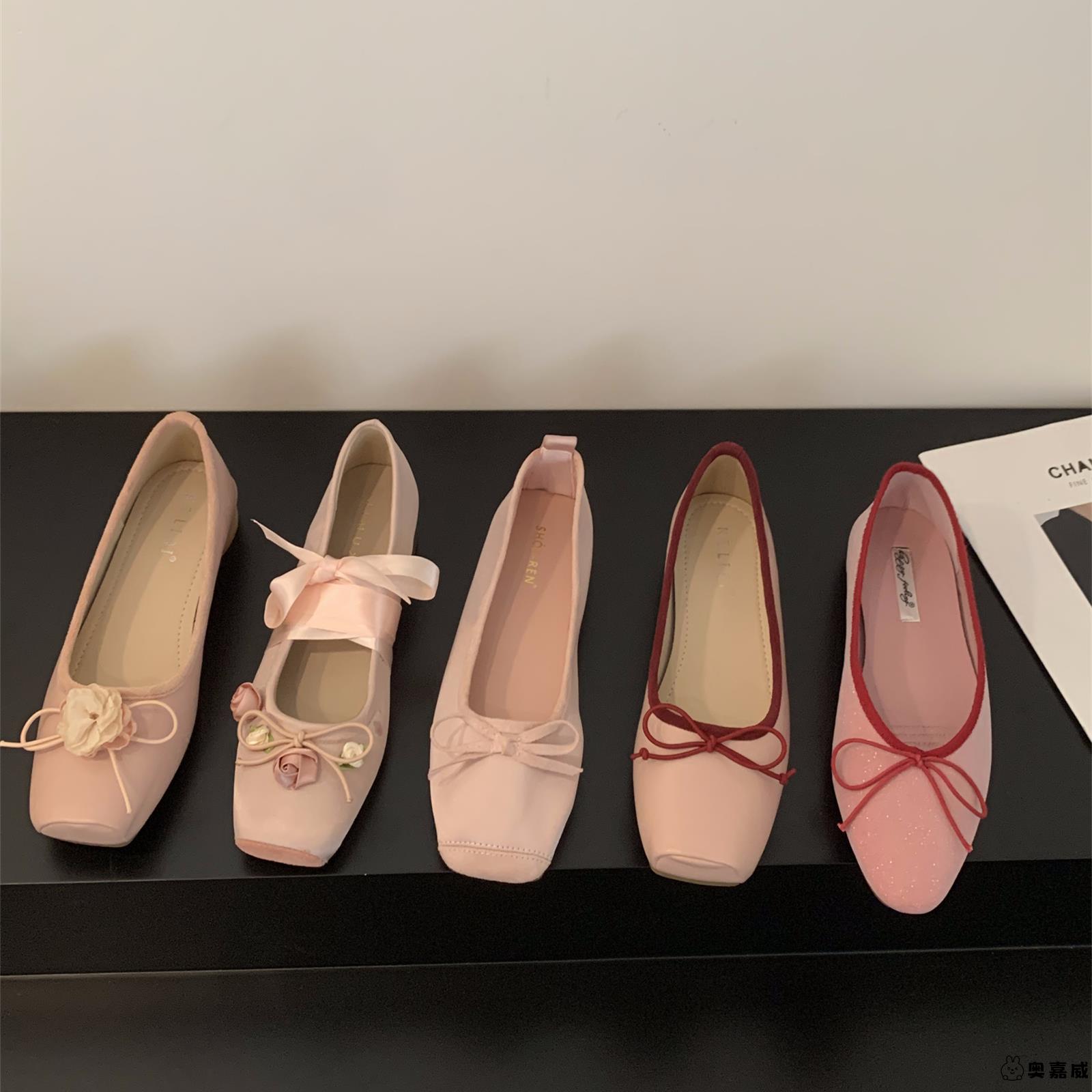 粗跟新中式国风单鞋仙女鞋子2025新款春秋季