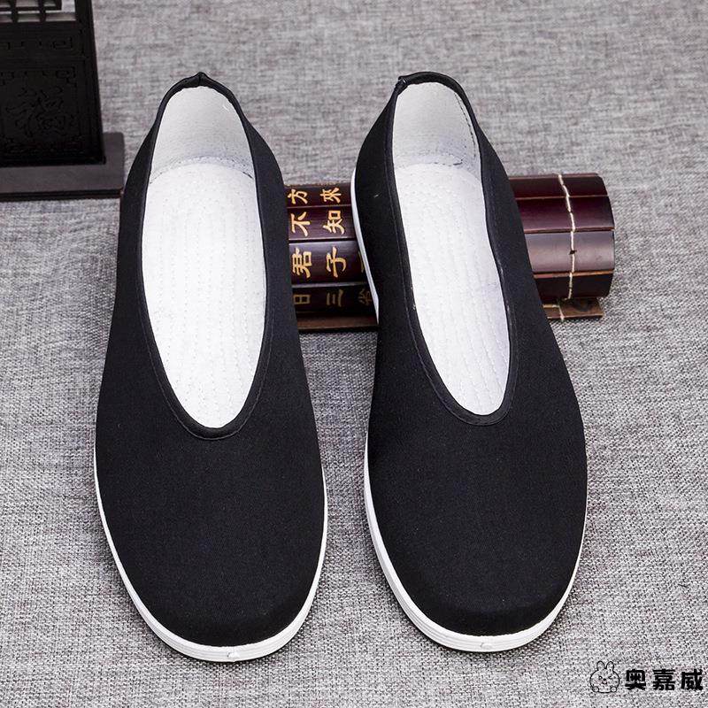 老式千层底圆口布鞋老北京男士春秋中老年软底透气休闲手工黑单鞋,流行男鞋,布鞋,淘宝优惠券,粉丝福利购,淘宝优惠卷