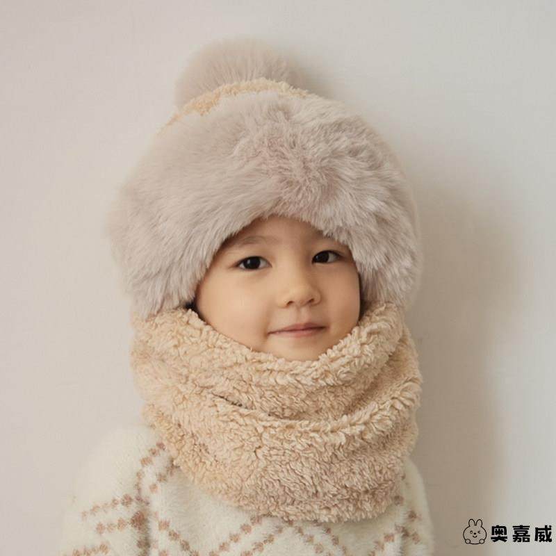 儿童防风保暖帽子冬帽子秋冬季男女童围巾一体护耳帽2026新款宝宝,婴童用品,其它婴童用品,淘宝优惠券,粉丝福利购,淘宝优惠卷