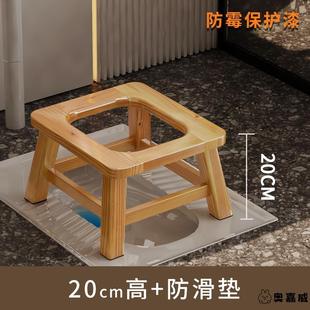 家用实木坐便凳孕妇老人坐便器移动马桶厕所卫生间坐便椅子