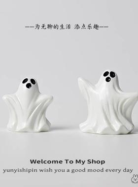万圣节复活节幽灵摆件阿桌面祝福