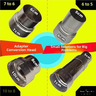 排烟管变径接头燃气热水器不锈钢烟管圈排气烟管大小头转换头配件