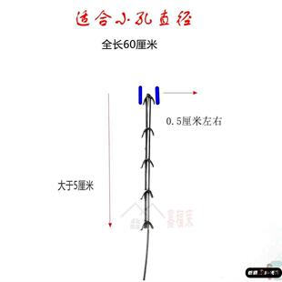下水道疏通铁丝工具浴缸头发丝毛发清理器下水道神器洗手池厕所勾