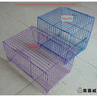 仓鼠笼铁丝笼鸟笼子便携式小号养殖笼鸽子家用小型鸽训放笼手提养
