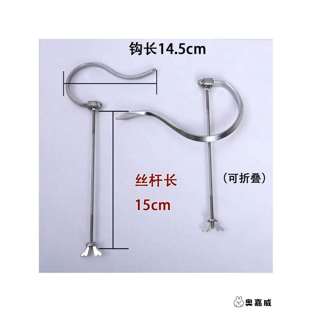 不锈钢鸟笼钩子画眉笼配件大全百灵笼挂钩大小号提手提钩鸟具用品