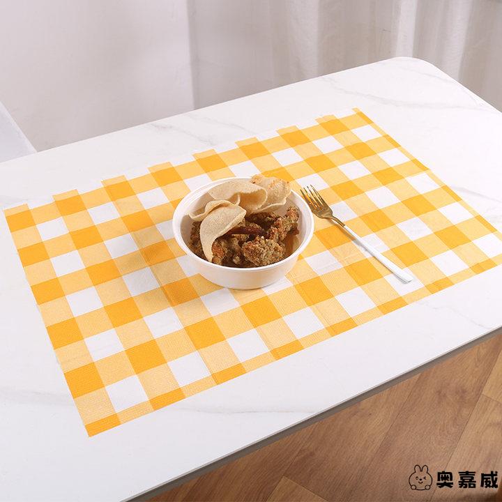 一次性长方形可降解外卖桌布加厚