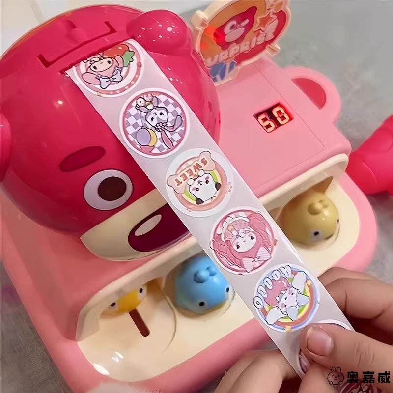 2025新款打地鼠贴纸机玩具婴儿宝宝儿童益智电动敲敲乐节奏游戏机