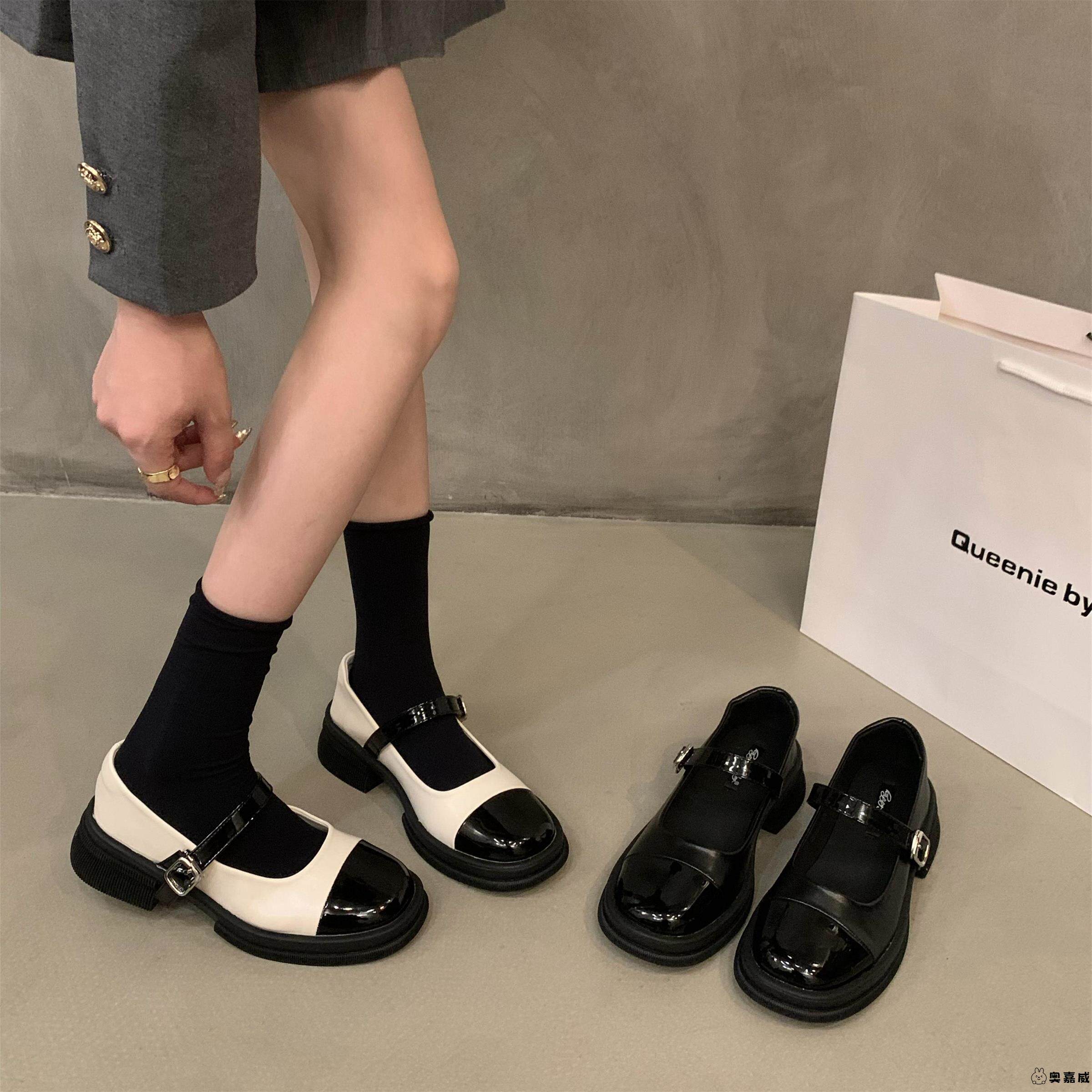 厚底英伦风小皮鞋女鞋子2025年新款春秋季jk配裙子百搭玛丽珍单鞋