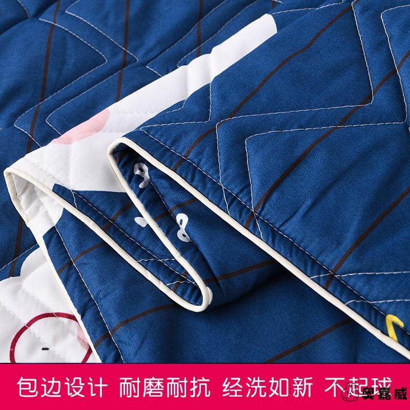 加厚被套单件夹棉全棉被罩纯棉加棉单双人两用空调被1.5米1.82.2