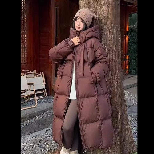 2025年冬季新款韩版高品质大被子加厚加宽过膝百搭外套女