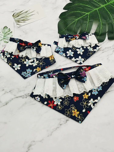 Японский брендовый шарф, слюнявчик, нагрудник, декор