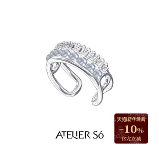 灰珠克拉925纯银戒指 KARAT ATELIERSO倪索 24AW