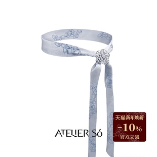 系列 KARAT 细丝巾项链 24AW ATELIERSO倪索