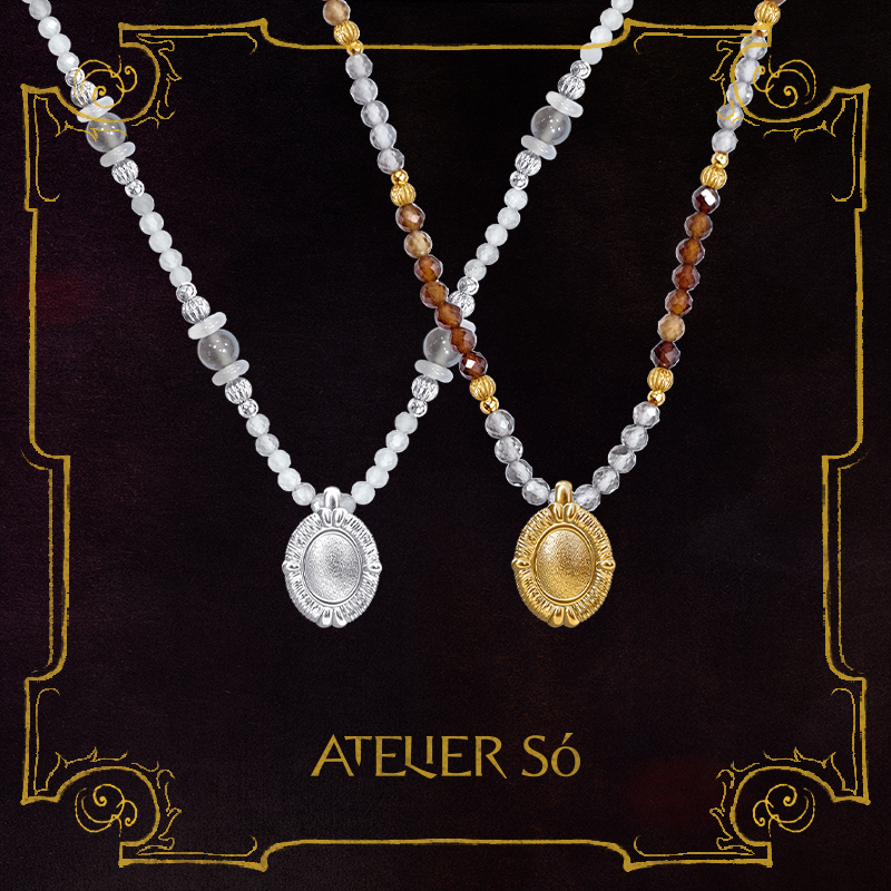 ATELIERSO弦线串珠项链