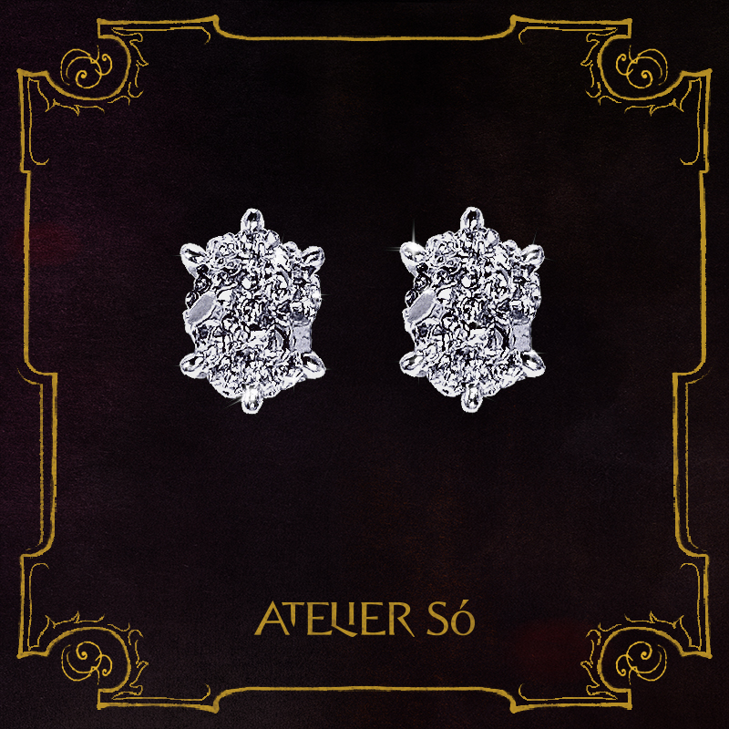 ATELIERSO纯银原创设计耳钉