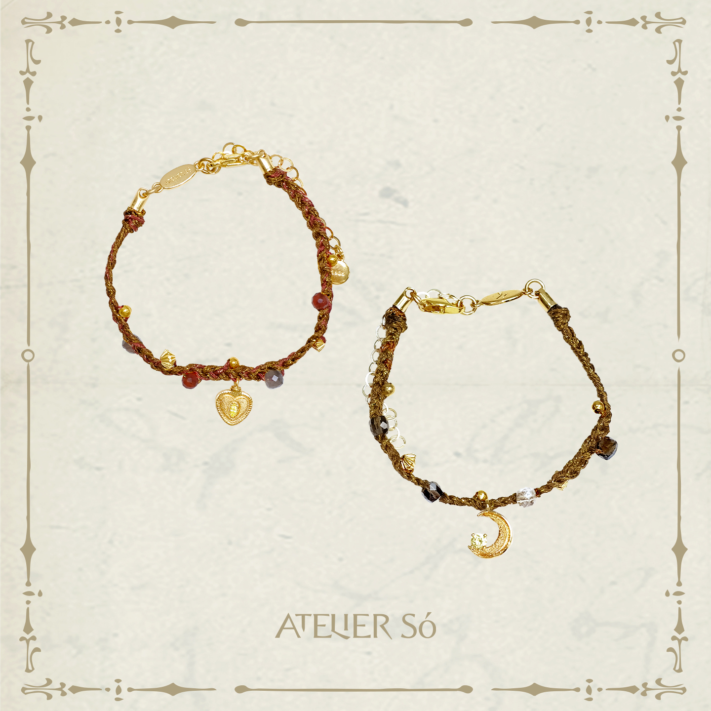 ATELIERSO 26SS爱心香水瓶手绳