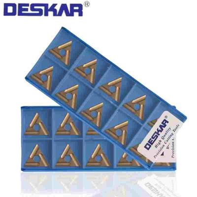 DESKAR戴斯卡数控正三角双面开槽车刀刀片TNMG160404R-S LF9018