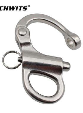 316不锈钢固定弹簧卸扣 snap shackle 手拉快挂卸扣 自锁卸扣