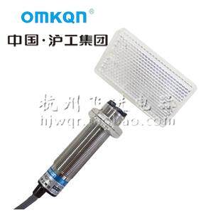正品沪工 金属光电开关 E3F-R2N12 四线常开常闭NPN 直流DC36V