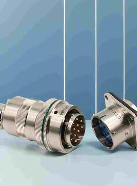 XCG24T12Z1P1+XCG24F12K1D1圆形电连接器 12芯国军标航插 连接件