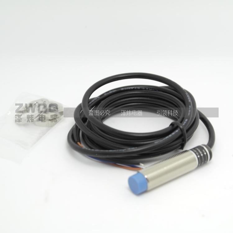 电感式接近开关SC1204-N  M12圆柱12-24NPN常开