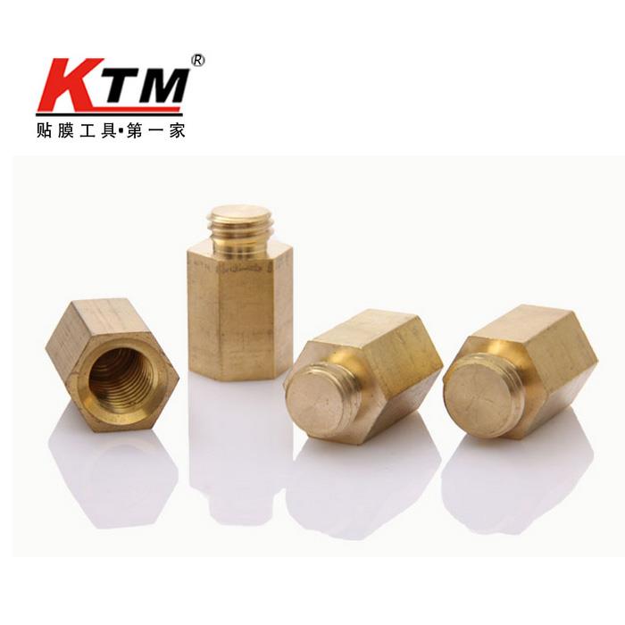 KTM全铜抛光机转接头 抛光机口径转换螺丝 内14转外16 内16转外14