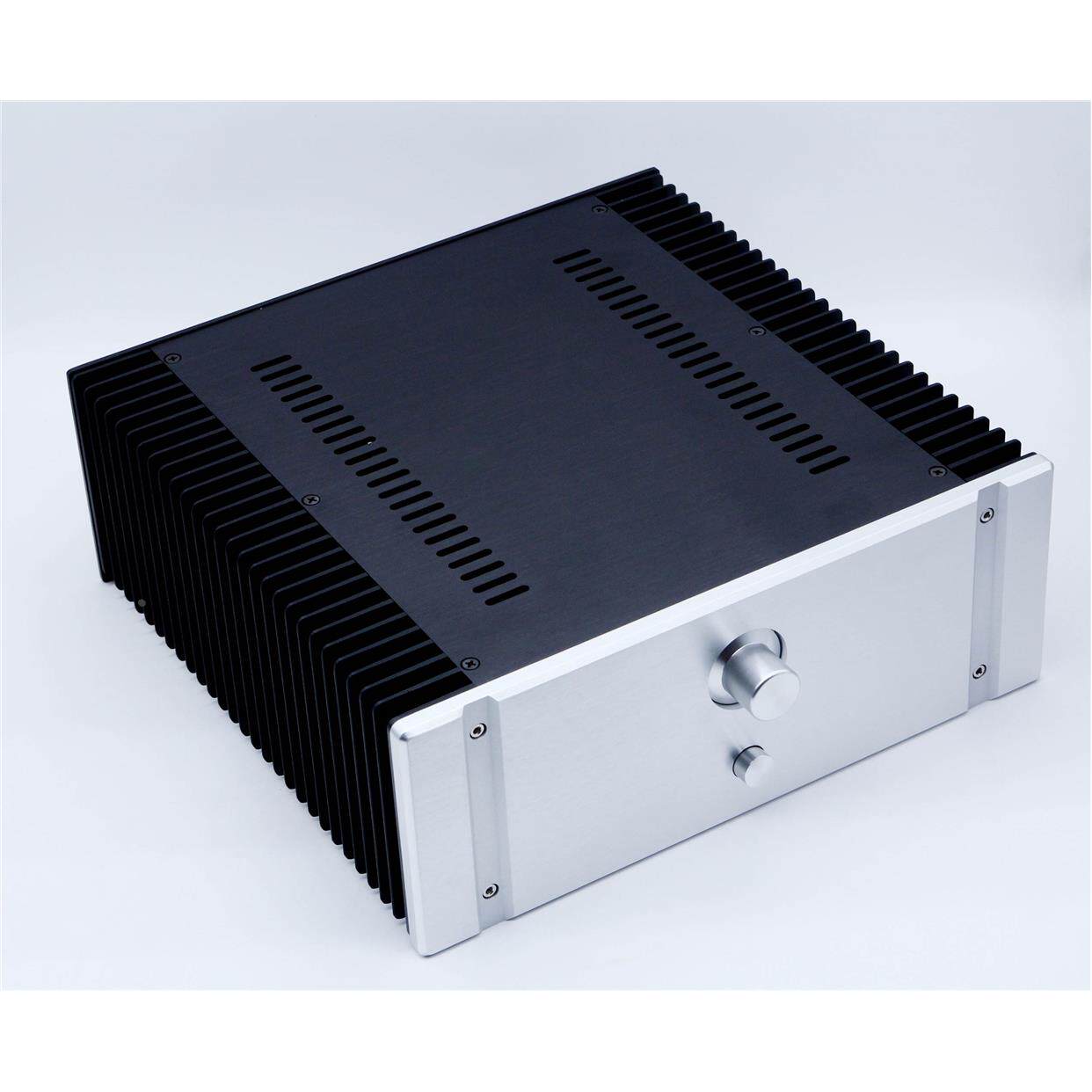 两侧带散热的3212全铝小甲机箱 全铝合金甲类机箱 功放后级机箱