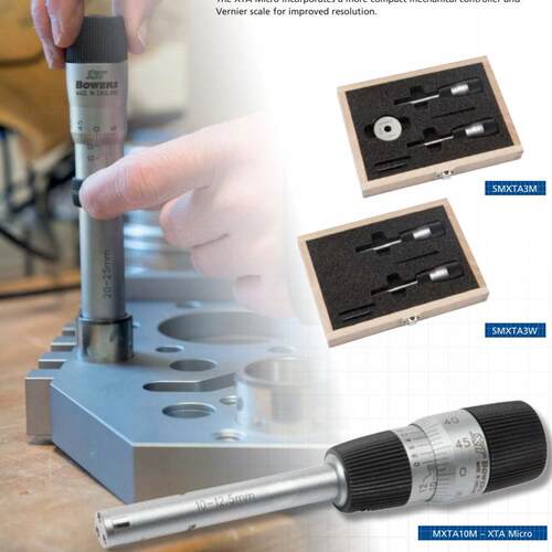 Bowers英国宝禾SMXTA3M机械三点内径千分尺套装6-10mm带环规