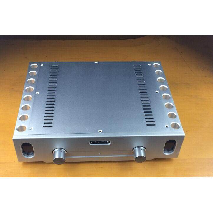 3608发烧级的全铝功放机箱 后级机箱 （外形尺寸361宽85高270深）