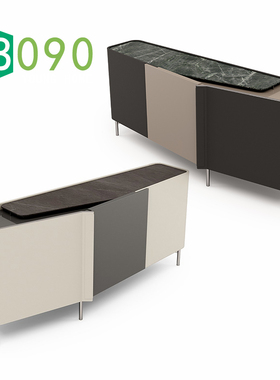 8090居品/设计师新品/意大利Zenit样板间落地玄关创意门厅储物柜