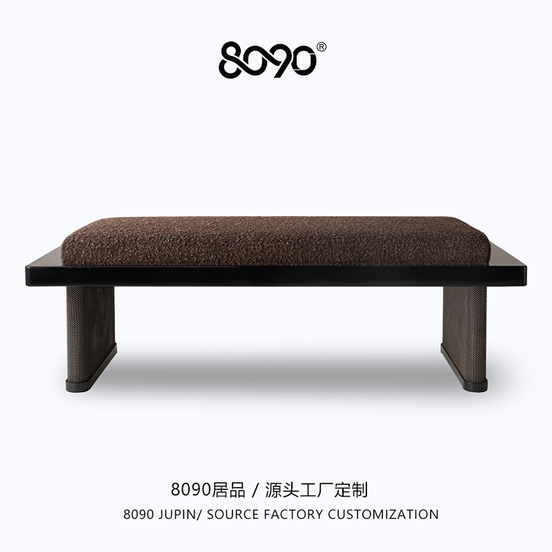 8090居品侘寂风换鞋矮长凳