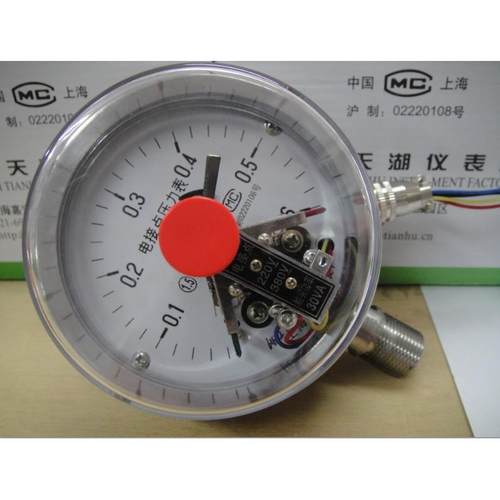 全不锈钢电接点压力表YXC-100BF 0.6 1 1.6mpa耐高温真空-0.1-0