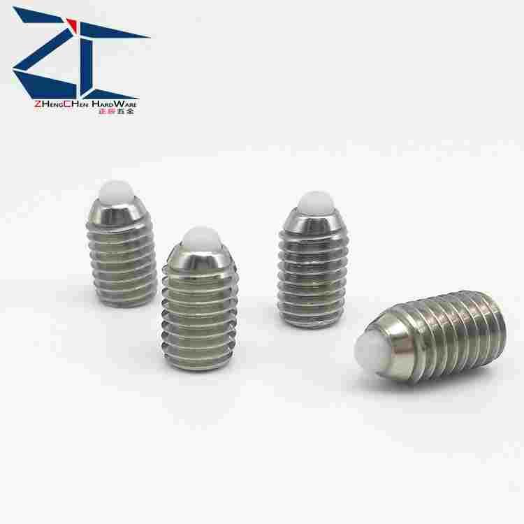 SPRX3 4 5 6 8 10不锈钢超重载型短型弹簧柱塞尼龙销定位销 ZAP59