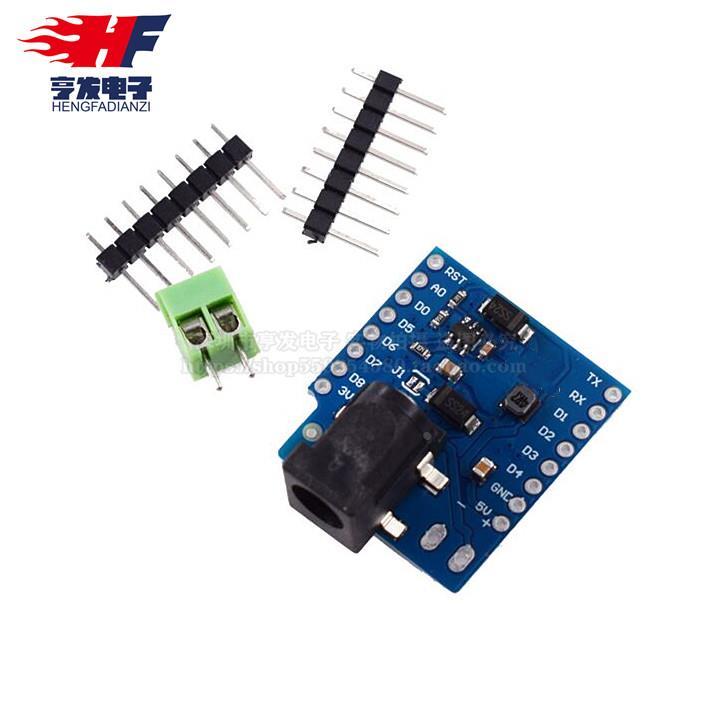 DC Power Shield V1.1.0 for WEMOS D1 mini