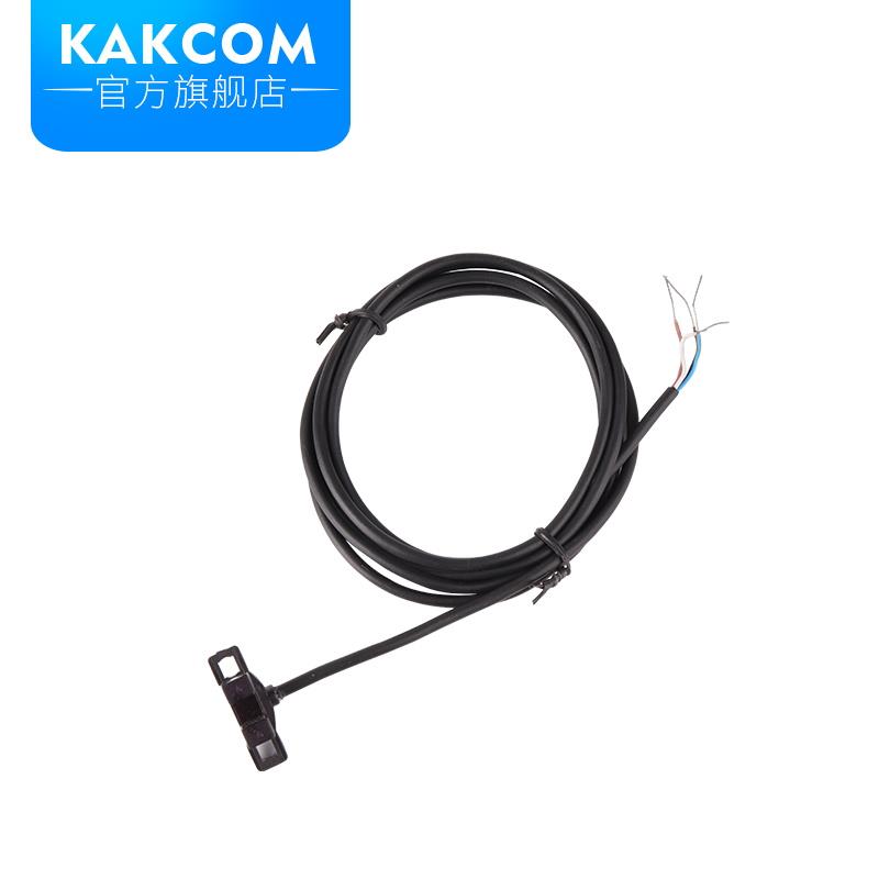 光电开关U型红外感应传感器槽型PM-F44直流三线NPN常开24v12v小型