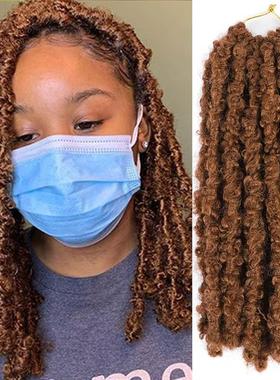 New Butterfly Locs Synthetic Crochet Braids Hair Extensions