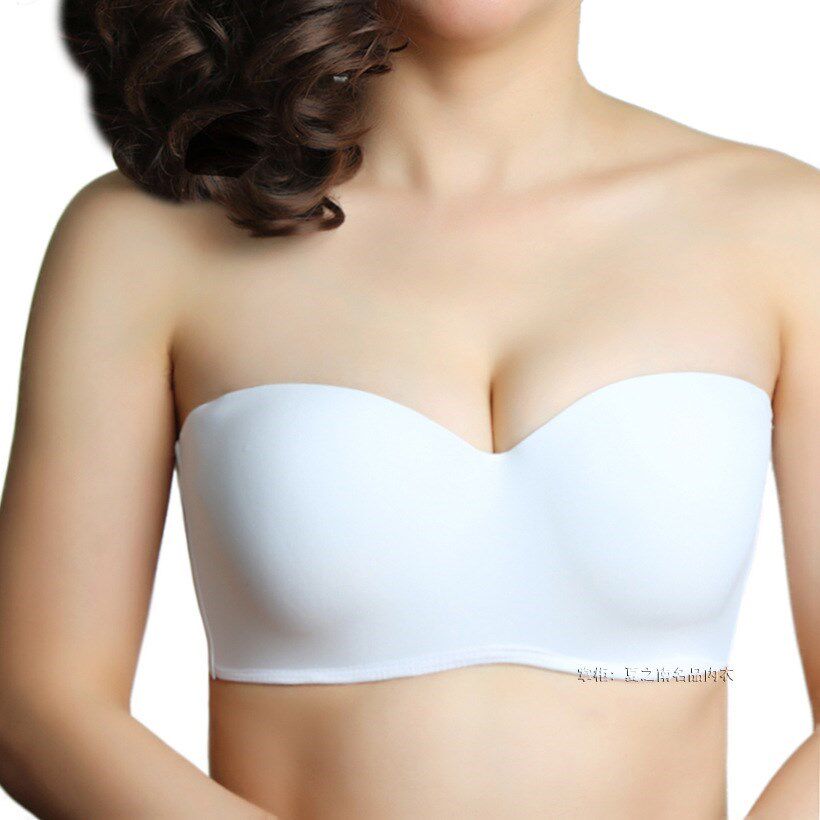 Tube Top Bra Women Bras Strapless Big Push Up Wrapped Padded